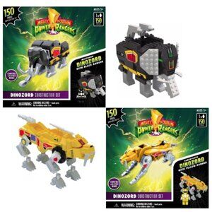 Mighty Morphin Power Rangers Dinozord & Mastodon Sabertooth Tiger SET OF TWO LOT